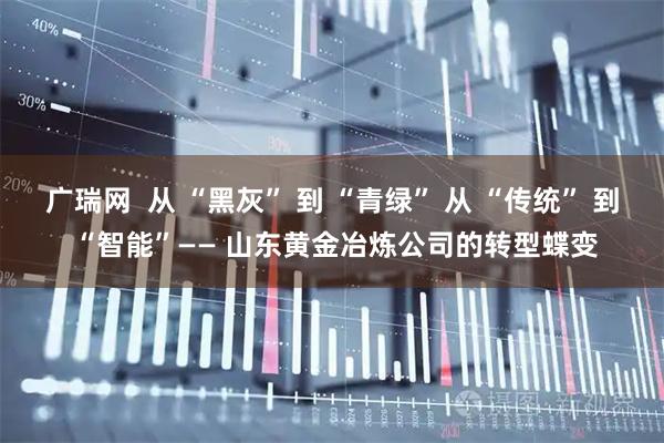 广瑞网  从 “黑灰” 到 “青绿” 从 “传统” 到 “智能”—— 山东黄金冶炼公司的转型蝶变